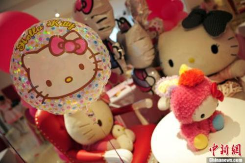 中国侨网资料图:凯蒂猫。