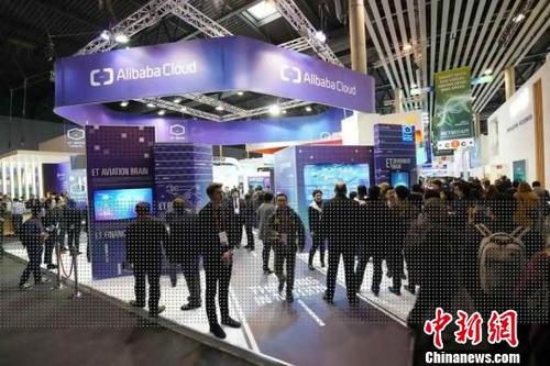 中国侨网2018年世界移动通信大会在西班牙巴塞罗那举办,中国多家数字化企业参展 主办方供图