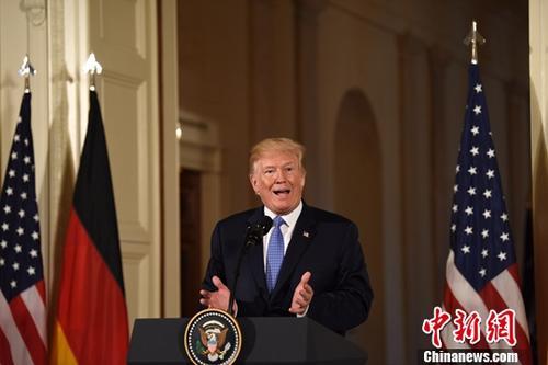中国侨网资料图：美国总统特朗普。中新社记者 刁海洋 摄