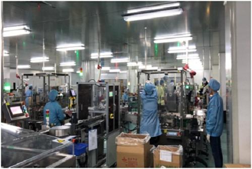 中国侨网三诺生物顺利复工投入生产运营。（图片来源：湖南省侨联网站）