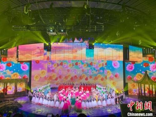 中国侨网2021年扬州世界园艺博览会8日开幕。崔佳明摄