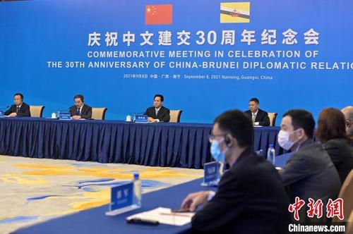 中国侨网9月8日，庆祝中文建交30周年纪念会在广西南宁举行。　俞靖　摄