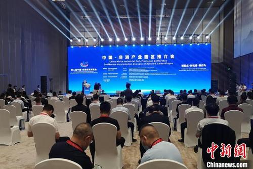 中国侨网中国-非洲产业园区推介会在长沙举行。 刘曼 摄