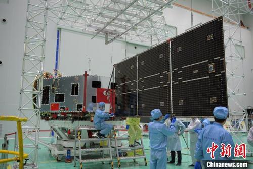 中国侨网“天问一号”研制过程(资料图) 中国航天科技集团八院 供图