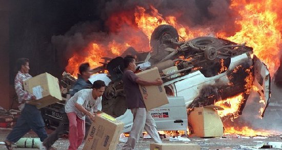 1998年雅加达华人社区发生的骚乱图片
