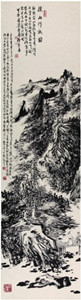 中国侨网焦墨组画（180cm*48cm 纸本水墨）-穆家善（美国）-2014