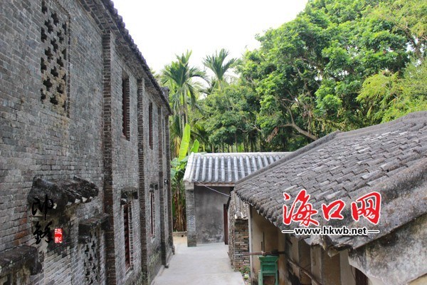 中国侨网朴素典雅。（海口网/李帅锋 摄）