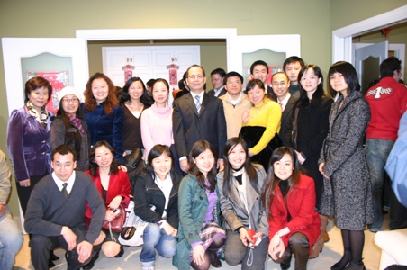 中国驻西班牙大使馆举行中国留学人员春节招待