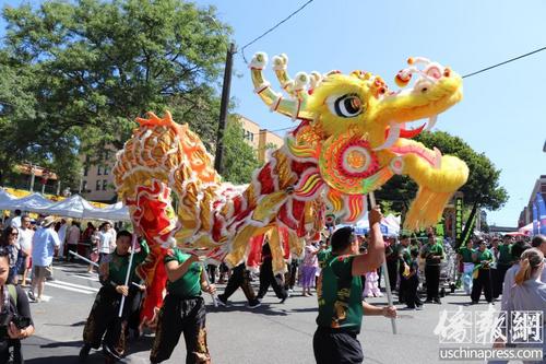 西雅图华埠举行街市活动