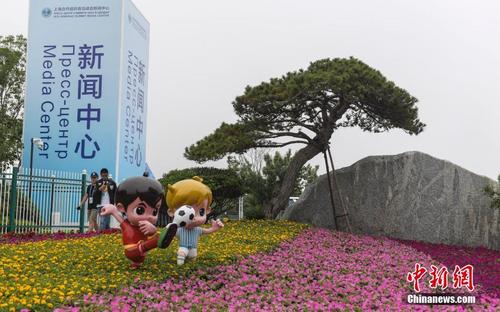 上合组织青岛峰会新闻中心见闻