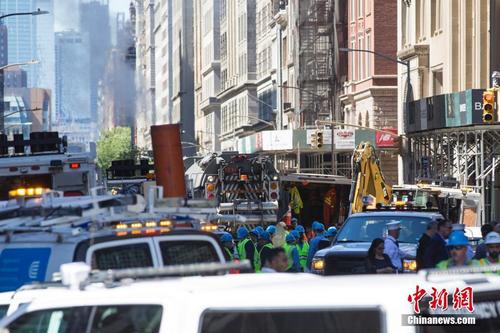 纽约熨斗大厦街区一蒸汽管线爆炸致5人受伤
