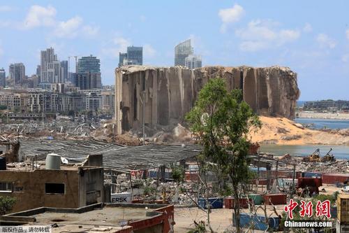 黎巴嫩大爆炸死亡人数上升 废墟建筑遍地可见 
