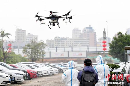 深圳：无人机助力工业园空中消杀
