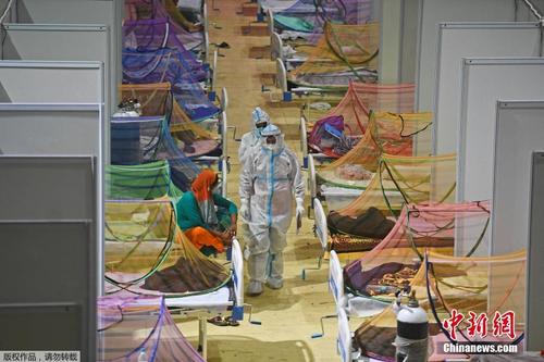 印度英联邦运动会运动员村变成临时新冠病房