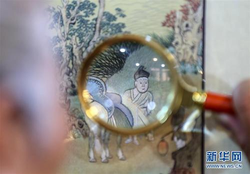 传统苏绣“复活”传世名画