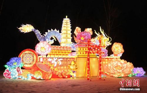 中国彩灯展在莫斯科开幕