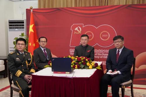 中国侨网(图片来源:中国驻卡塔尔大使馆微信公众号)