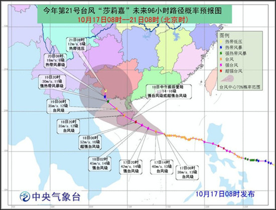 台风路径图