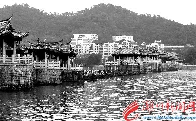 中国侨网《湘子桥的传说》中的湘子桥