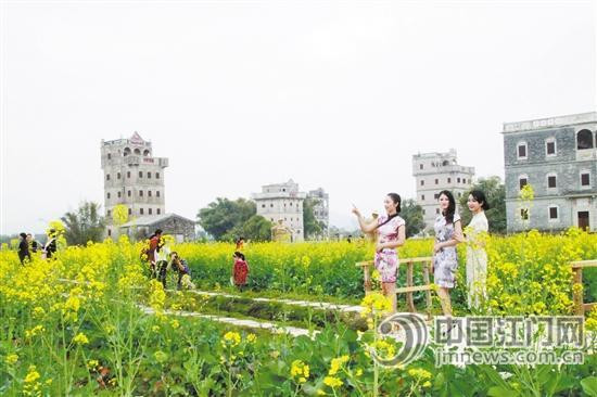 中国侨网开平碉楼文化旅游区创建国家5A级旅游景区已通过省的验收。资料图片