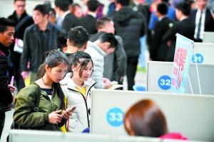 中国侨网求职招聘现场。
