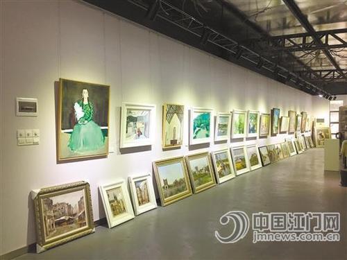 中国侨网南村艺术部落现正举办广东写意油画学会作品展。