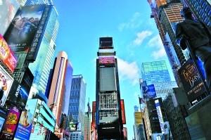 中国侨网广州城市形象宣传片登上纽约时代广场。