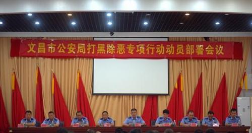 中国侨网专项整治部署大会。（图片来源：海南在线）