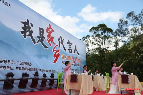 中国侨网图为活动现场工夫茶艺表演。