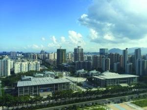 中国侨网优美的江门城市环境。（严建广供图）