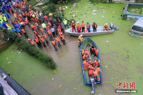 中国侨网6月26日,受持续暴雨影响,浙江兰溪汛情严重。中新社发 夏先龙 摄