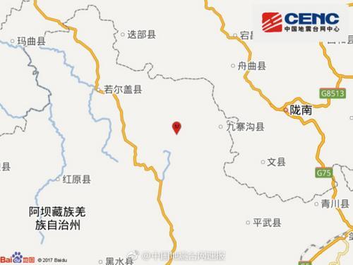 中国侨网图片来源：国家地震台网官方微博。