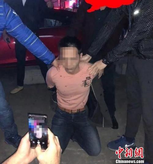 中国侨网潮州持枪杀人案嫌犯落网。　警方供图