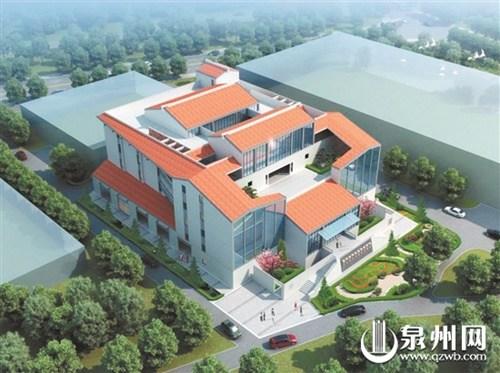 中国侨网“非遗”馆改建项目效果图(陈智勇 翻拍)