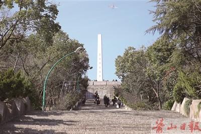 中国侨网萧山烈士陵园纪念碑