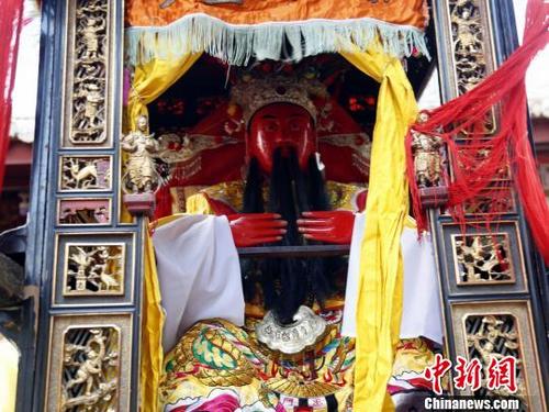 中国侨网 守城将士的集体化身莆禧城隍爷。 林胜奕 摄