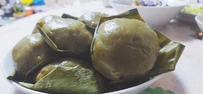 中国侨网 福州特有的“菠菠粿” 东南网记者 张立庆 摄