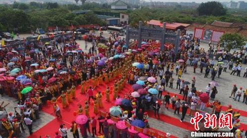 中国侨网2019年“海丝”沿线国家和地区九牧林氏恳亲祭祖活动在莆田举行。主办方供图