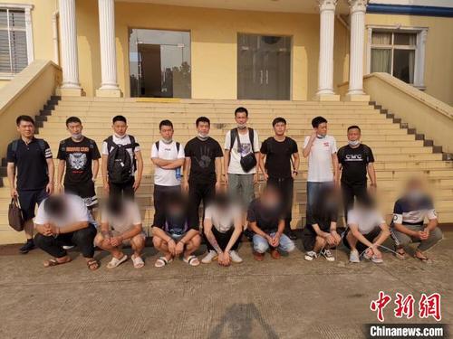 中国侨网犯罪嫌疑人落网。温州警方供图