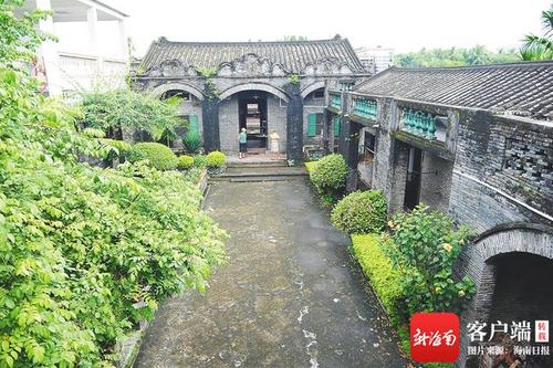 中国侨网海南省级文物保护单位中原镇仙寨村王家大院。