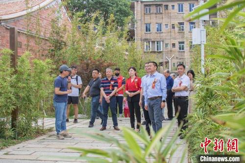 中国侨网5月3日,复建后的泉州小山丛竹古书院以崭新面貌出现。 孙虹 摄