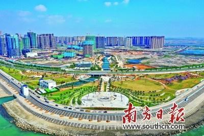 中国侨网办好亚青会,加速汕头城市蝶变。图为东海岸新城。南方日报记者 杨立轩 摄