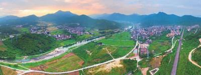 中国侨网图为东大村蒜溪流域。