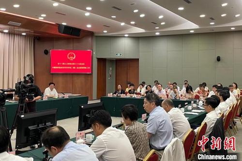 中国侨网会议现场。 黄龄亿 摄