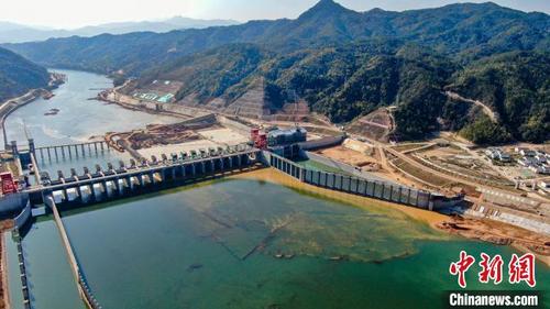 中国侨网广东韩江高陂水利杻纽工程。(资料图) 广东省水利厅 供图
