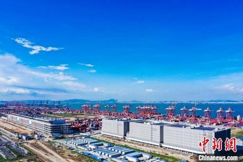 中国侨网广州港湾区国际集拼中心挂牌成立 广州港集团供图