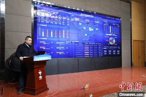 中国侨网衢州市用能预算化管理应用场景界面展示。 吴文涛 摄