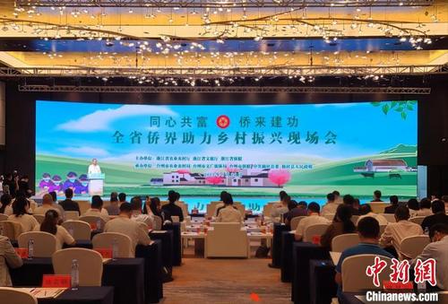 中国侨网活动现场。 胡子裕 摄