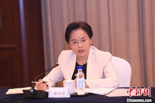 中国侨网福建省妇联党组书记、主席林叶萍。 孟吴强 摄