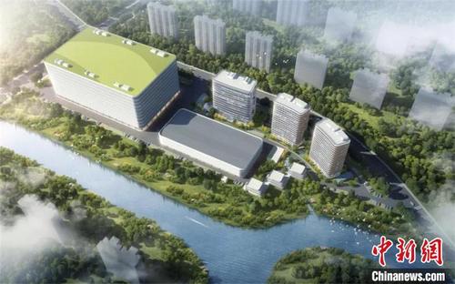 中国侨网杭州市余杭区一氢能源发电项目示意图。 余杭区委宣传部供图